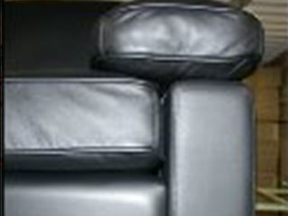 Coloration des coussins en cuir