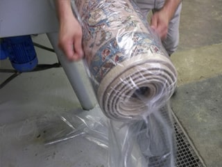 Emballage du tapis