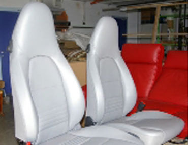 Rénovation et coloration siège en cuir auto