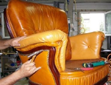 Rénovation canapé et fauteuil