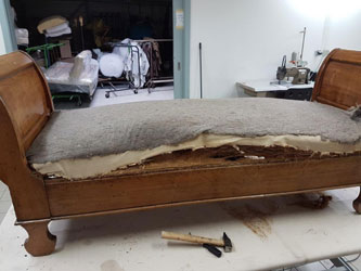 reparation canape tissu