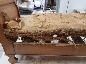 reparation canape tissu